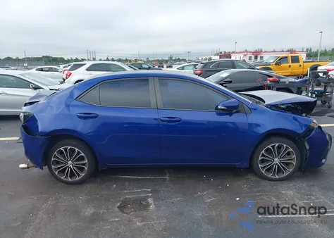 2015 Toyota Corolla S Plus из США, поврежденный, VIN 2T1BURHE5FC452820